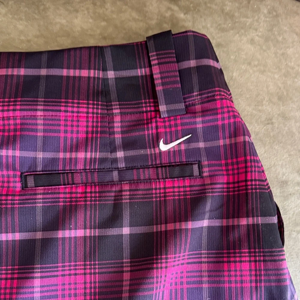 Nike Pink and Black Plaid Mini Skirt - Picture 5 of 7